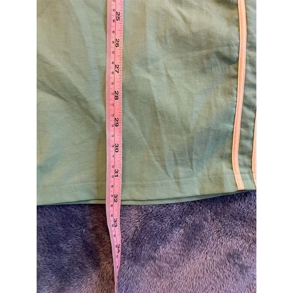 *3/$15 New York & Company Women's Cropped Pants M Light Green Casual - Picture 5 of 11